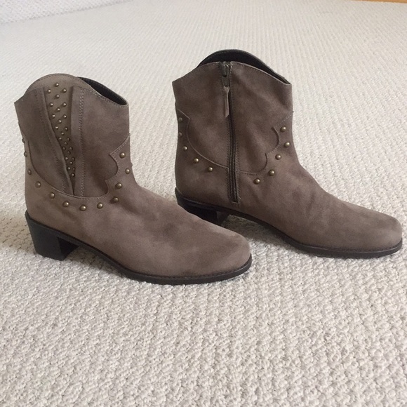 NEW Stuart Weitzman women’s suede boots size 8.5 - Picture 2 of 5